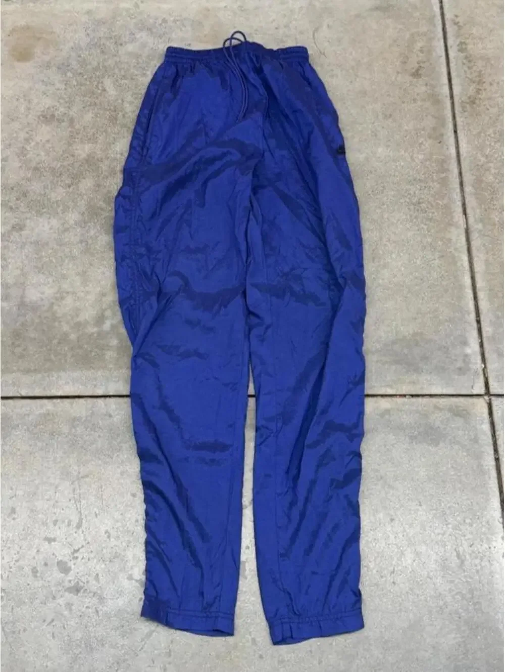 vintage nike purple straight leg track pants size small